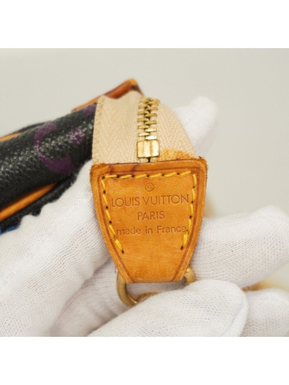 Louis Vuitton Pouch Monogram Multicolor Pochette Noir - Picture 9 of 10